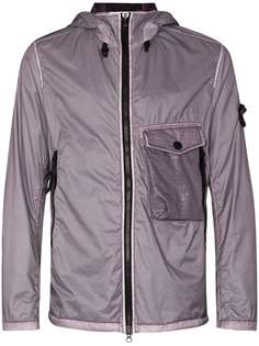 Stone Island hooded shell jacket