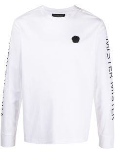 Viktor & Rolf топ с графичным принтом и круглым вырезом