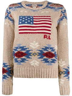 Polo Ralph Lauren джемпер вязки интарсия с круглым вырезом