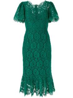 Dolce & Gabbana кружевное платье миди
