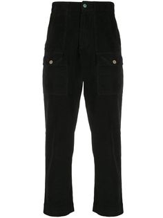 Palm Angels CORDUROY POCKETS PANTS BLACK BLACK