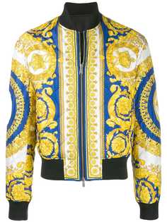 Versace куртка-бомбер с принтом Baroque
