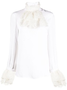 Moschino блузка с оборками на воротнике