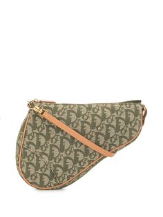 Christian Dior сумка на плечо Saddle pre-owned с узором Trotter
