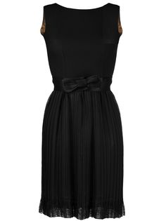 Dolce & Gabbana Pre-Owned платье с кружевом и бантом