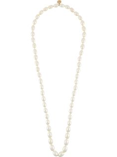 Chanel Pre-Owned колье 1970-х годов с искусственным жемчугом