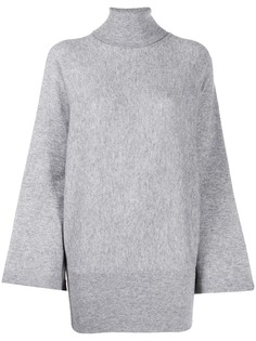 Allude джемпер с высоким воротником и рукавами колокол