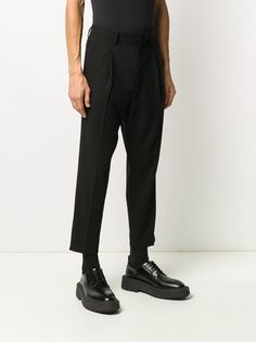 Ann Demeulemeester укороченные брюки строгого кроя