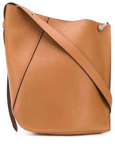 LANVIN medium asymmetrical bucket shoulder bag