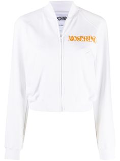 Moschino укороченная куртка с принтом Animé