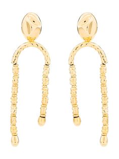 Monica Sordo позолоченные серьги Uricao Chandelier