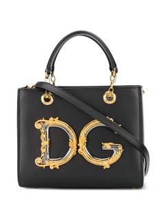 Dolce & Gabbana сумка-тоут с металлическим логотипом