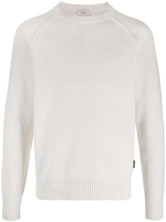 Z Zegna джемпер в рубчик с круглым вырезом