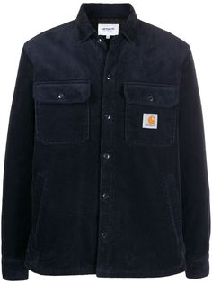 Carhartt WIP рубашка с нашивкой-логотипом