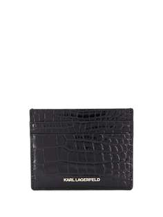 Karl Lagerfeld клатч K/Karl Seven с тиснением под крокодила
