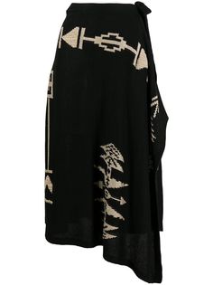 Polo Ralph Lauren юбка асимметричного кроя с узором