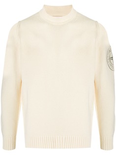 Stone Island джемпер с вышитым логотипом