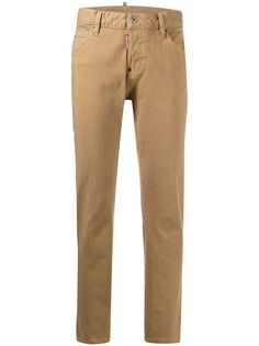 Dsquared2 укороченные брюки кроя слим