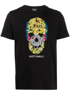 Just Cavalli футболка с принтом