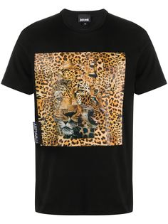 Just Cavalli футболка с графичным принтом