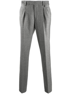 Brunello Cucinelli клетчатые брюки строгого кроя