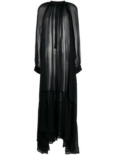 Ann Demeulemeester платье макси с объемными рукавами