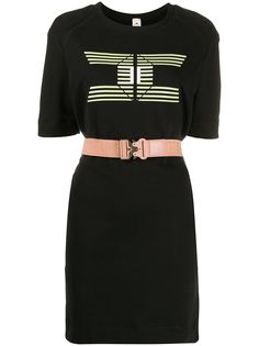 Elisabetta Franchi платье с логотипом