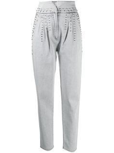 Alberta Ferretti джинсы с заклепками