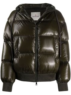 Moncler пуховик с логотипом