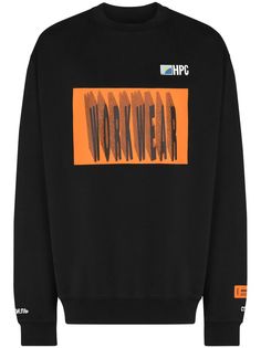 Heron Preston Workwear print sweatshirt