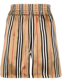 Burberry шорты Marsett в полоску Icon Stripe