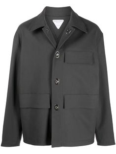 Bottega Veneta куртка-рубашка с карманами