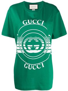 Gucci футболка оверсайз с принтом