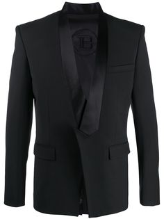 Balmain пиджак Collection с заостренным воротником