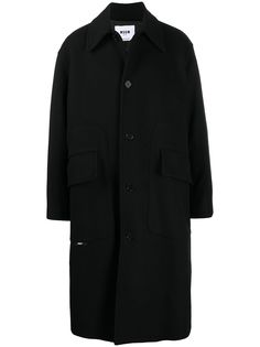 MSGM однобортное пальто