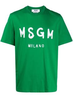 MSGM футболка с логотипом