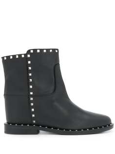 Via Roma 15 studded ankle boot