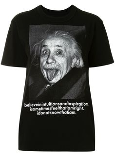 Sacai футболка Einstein с графичным принтом