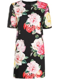 Philipp Plein платье с цветочным принтом