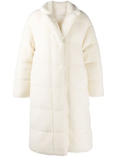 Moncler шуба Bagaud из шерпы