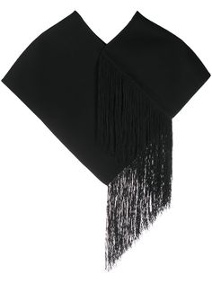 Jil Sander объемный шарф с бахромой