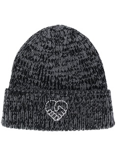 McQ Swallow шапка бини в рубчик
