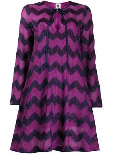 M Missoni lurex zig-zag knit dress