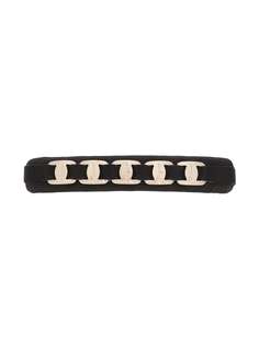 Salvatore Ferragamo engraved logo barrette clip
