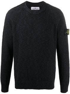 Stone Island джемпер с нашивкой-логотипом