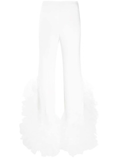 Loulou брюки с завышенной талией и кружевом
