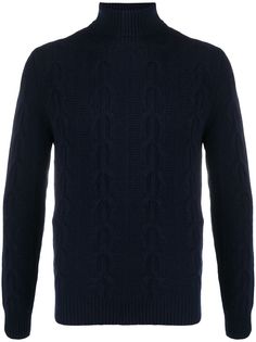 Corneliani cable-knit cashmere jumper