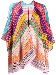 Missoni пончо свободного кроя