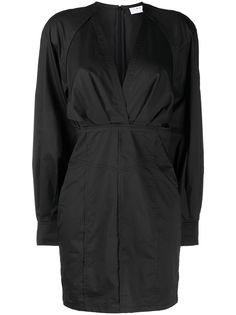IRO ruched cotton mini dress