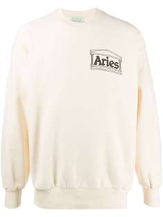 Aries logo print sweatshirt